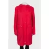 Red zip-up jacket
