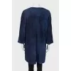 Blue cardigan with pockets