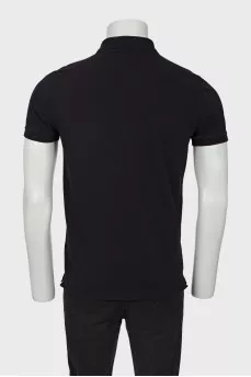 Men's black polo shirt