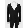 V-neck wool sweater