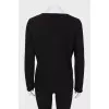 V-neck wool sweater
