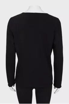 V-neck wool sweater