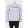Men's gray sweatshirt with print
