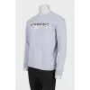 Men's gray sweatshirt with print