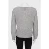 Knitted sheer sweater