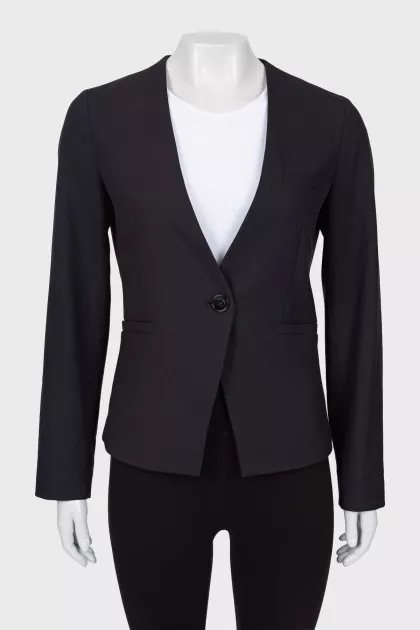 Black jacket with pockets