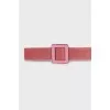Velor belt with press studs