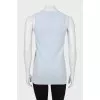 Cashmere light blue cardigan