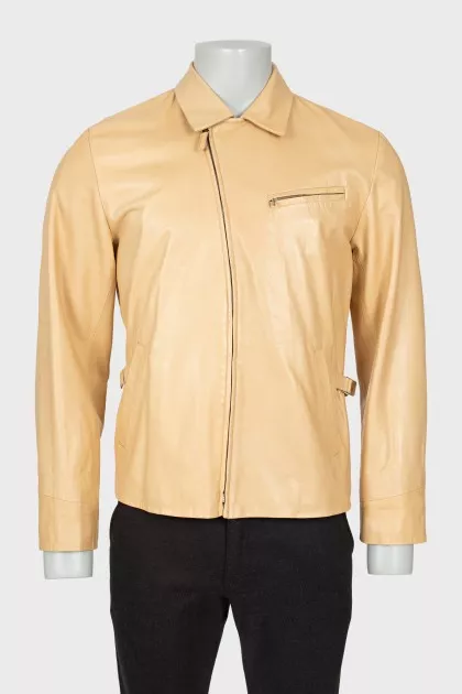 Men's leather jacket