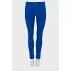 Corduroy blue jeans