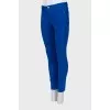 Corduroy blue jeans