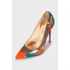 Pointed toe combination shoes