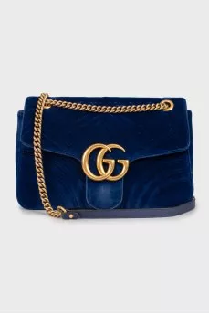 Blue bag GG Marmont