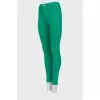 Green skinny jeans