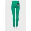 Green skinny jeans