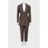 Classic suit with belt