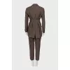 Classic suit with belt