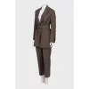 Classic suit with belt