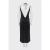 Mesh V-Neck maxi dress