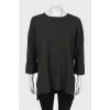 Long wool sweater
