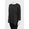 Long wool sweater