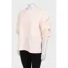 Pink blouse with voluminous sleeves