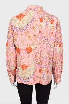 Paisley print shirt