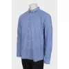 Men's white striped shirt