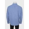 Men's white striped shirt