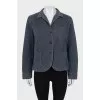 Gray denim jacket