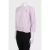 Purple blouse with 3/4 sleeves