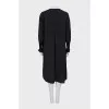 Black dress with zipper in front