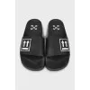 Men's flip-flops with print