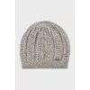 Wool hat and scarf set