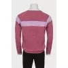 Men's jumper in combined colors
