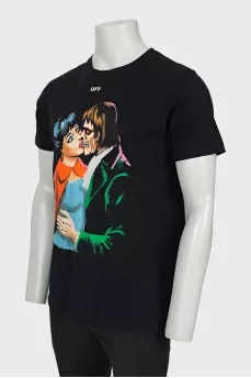 Men's T-shirt with logo on the back