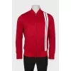 Men's red sports jacket