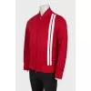 Men's red sports jacket