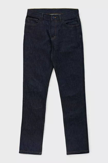 Men's jeans with contrast seams