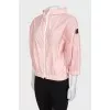 Pink oversized windbreaker