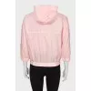 Pink oversized windbreaker