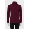 Cashmere turtleneck sweater