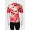 Straight-fit T-shirt in abstract print
