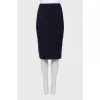 Wool pencil skirt