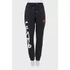 Gray printed sweatpants