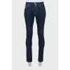 Men's blue jeans with buttons
