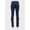 Men's blue jeans with buttons