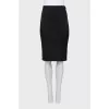 Black pencil skirt