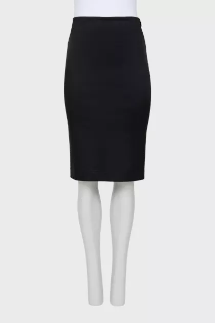 Black pencil skirt