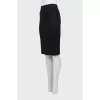 Black pencil skirt